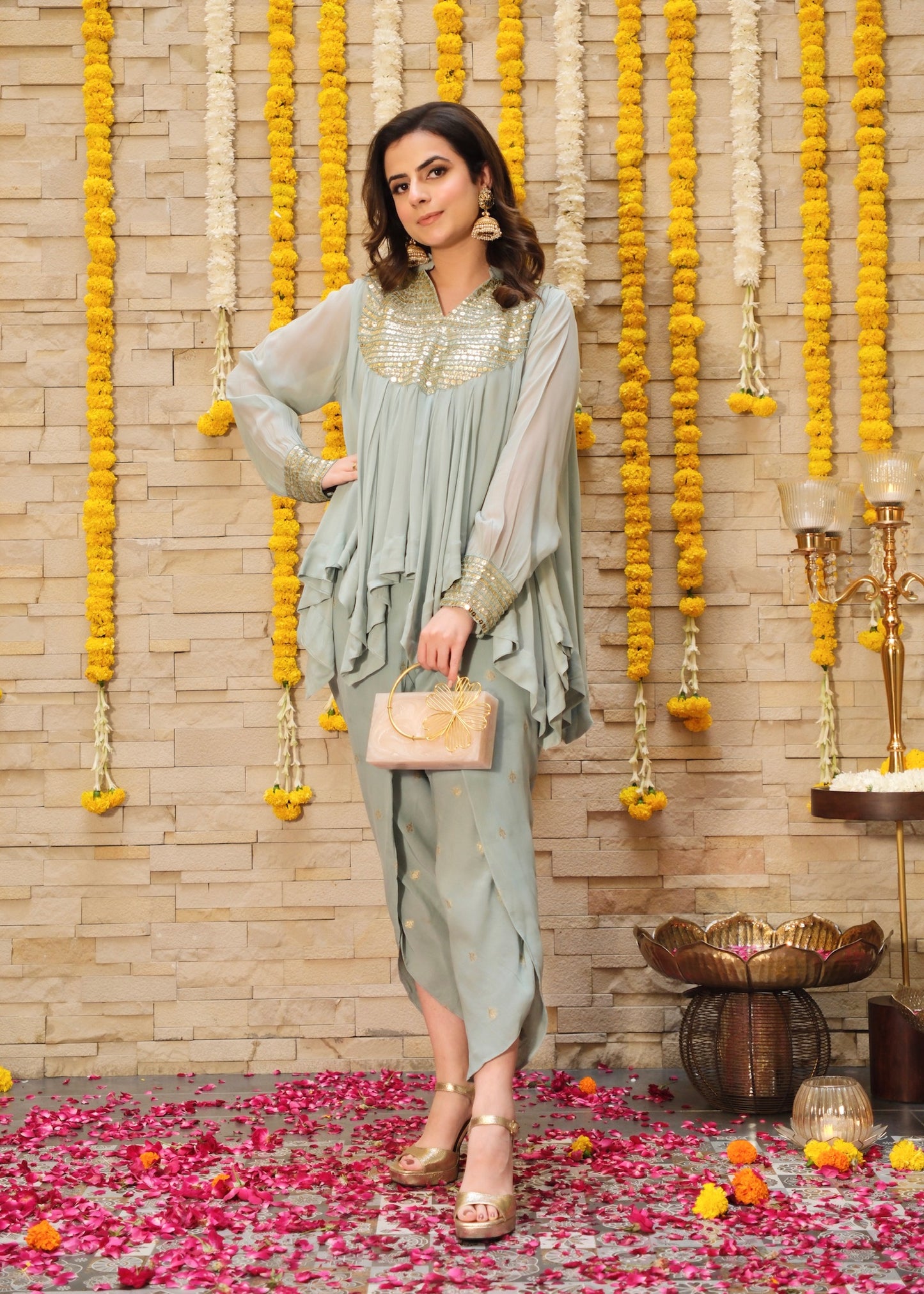 Celeste Flow Kurta Set