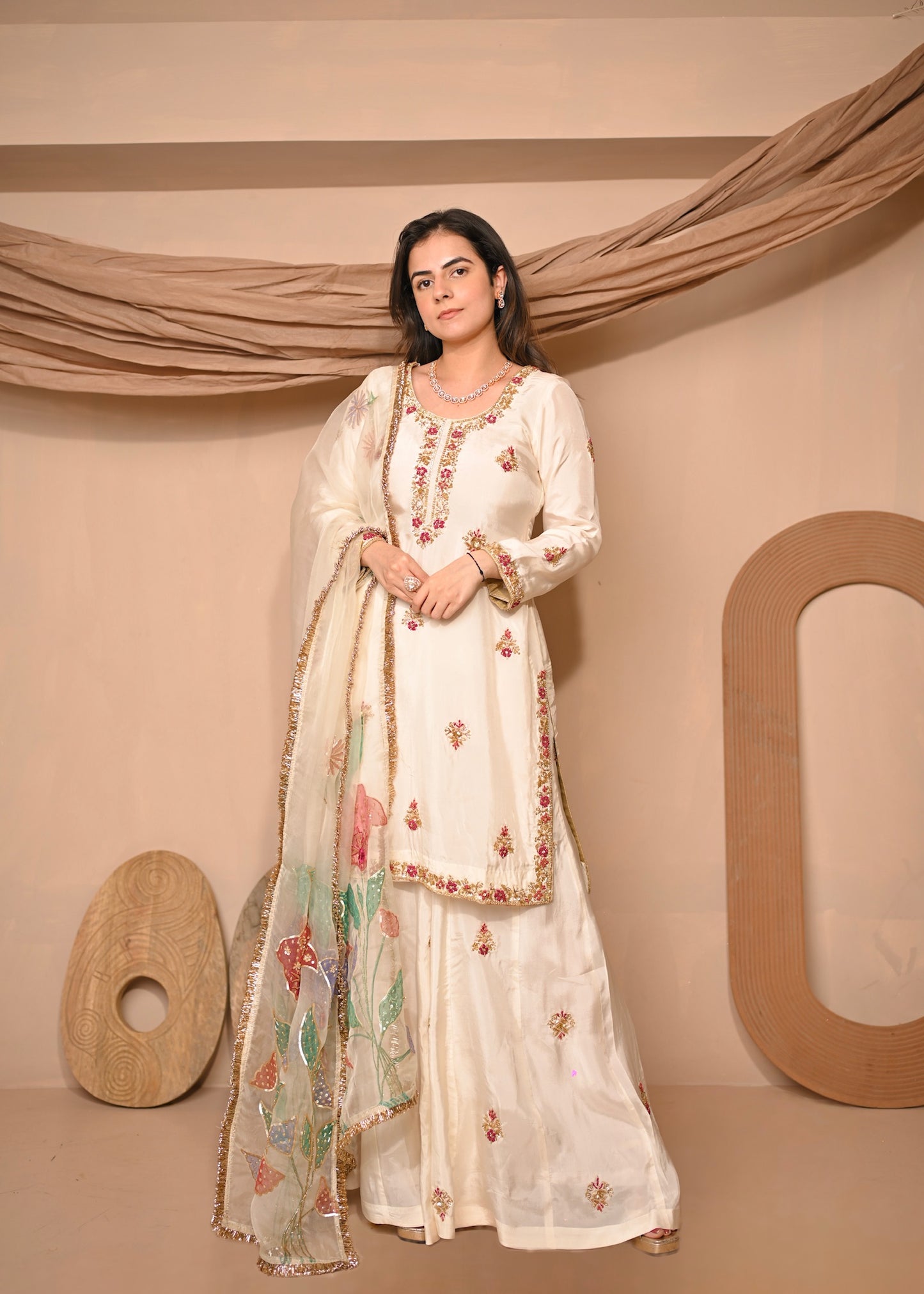 Noor Hand-painted Suit Set