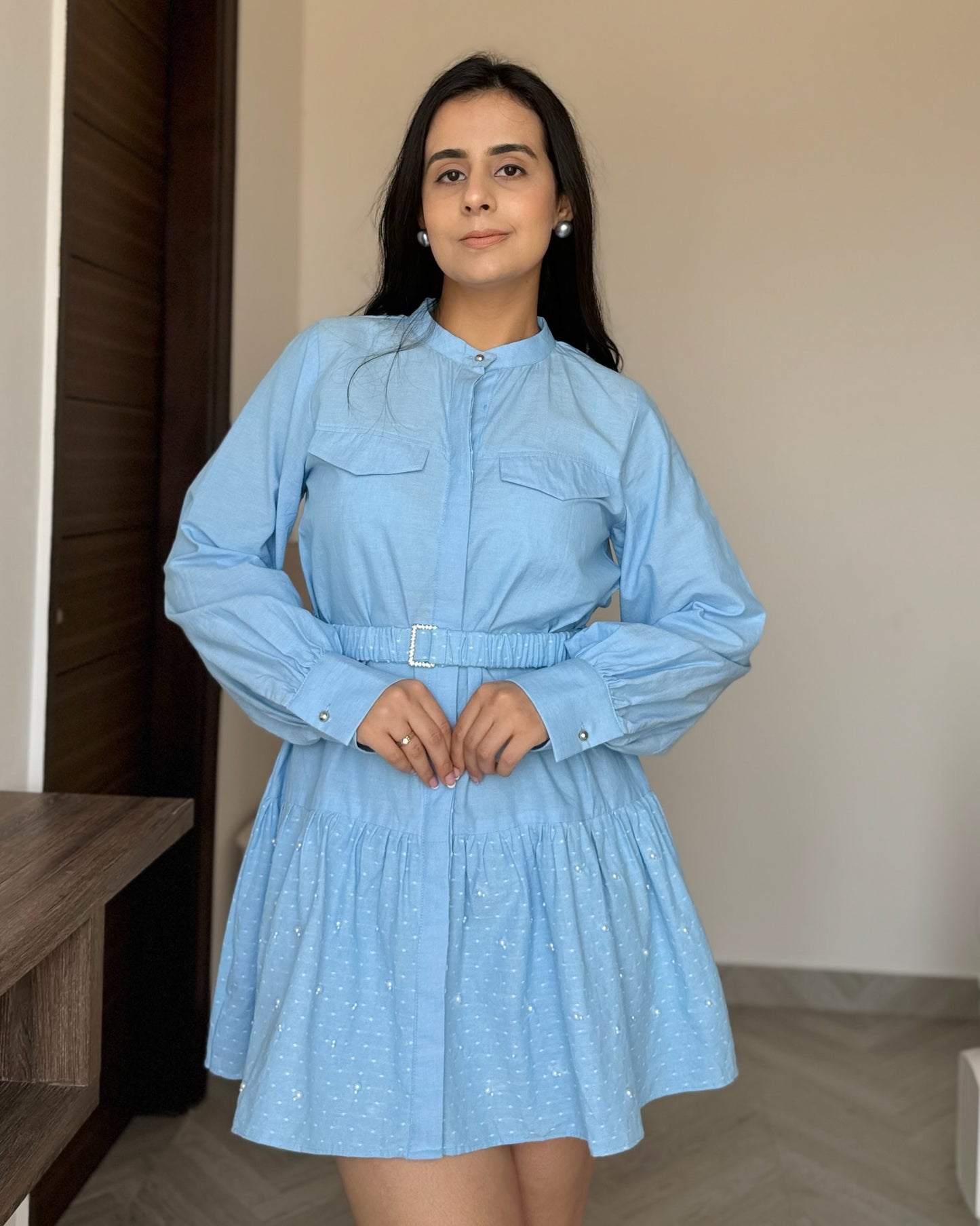 Cotton Denim Dress