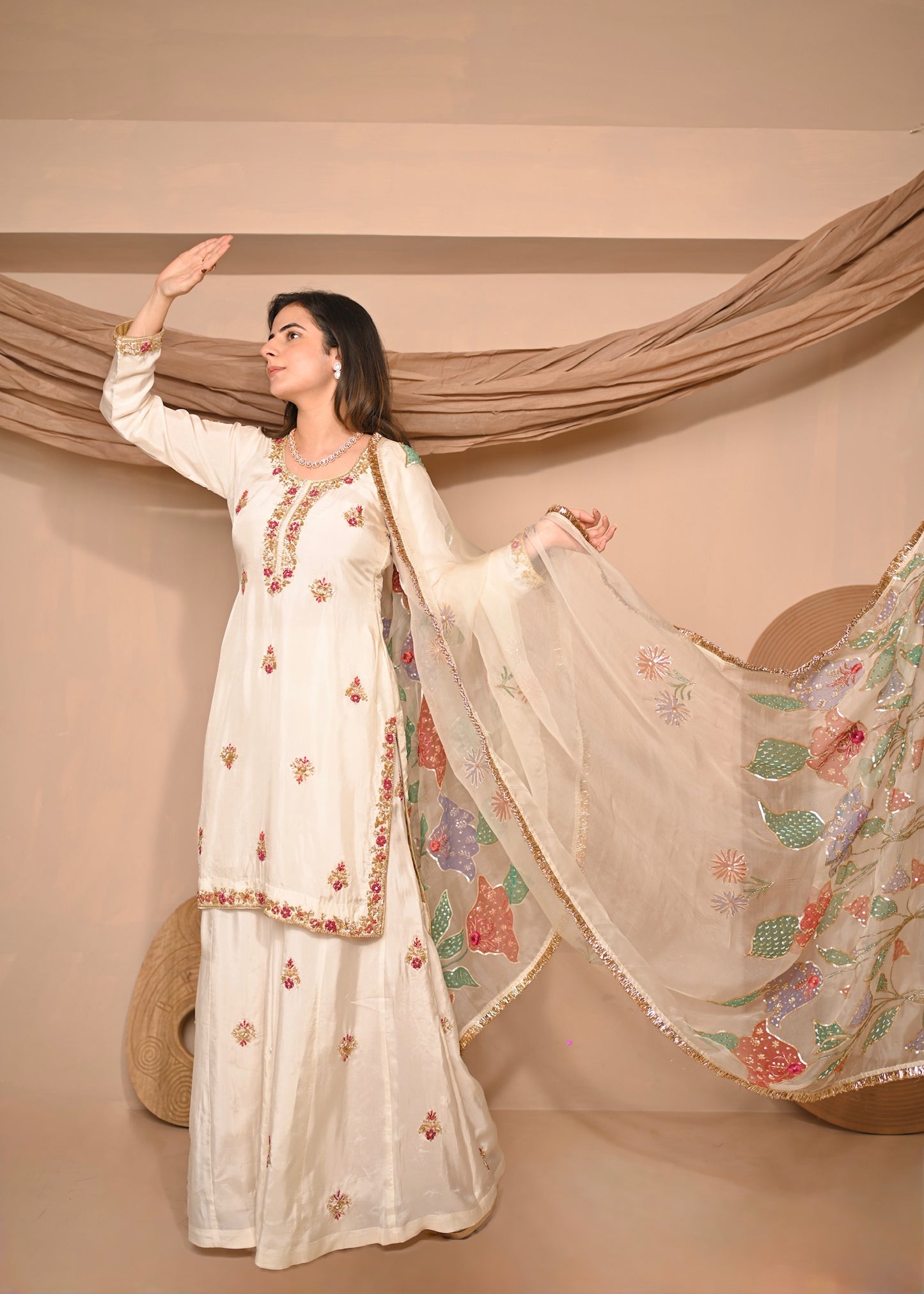Noor Hand-painted Suit Set