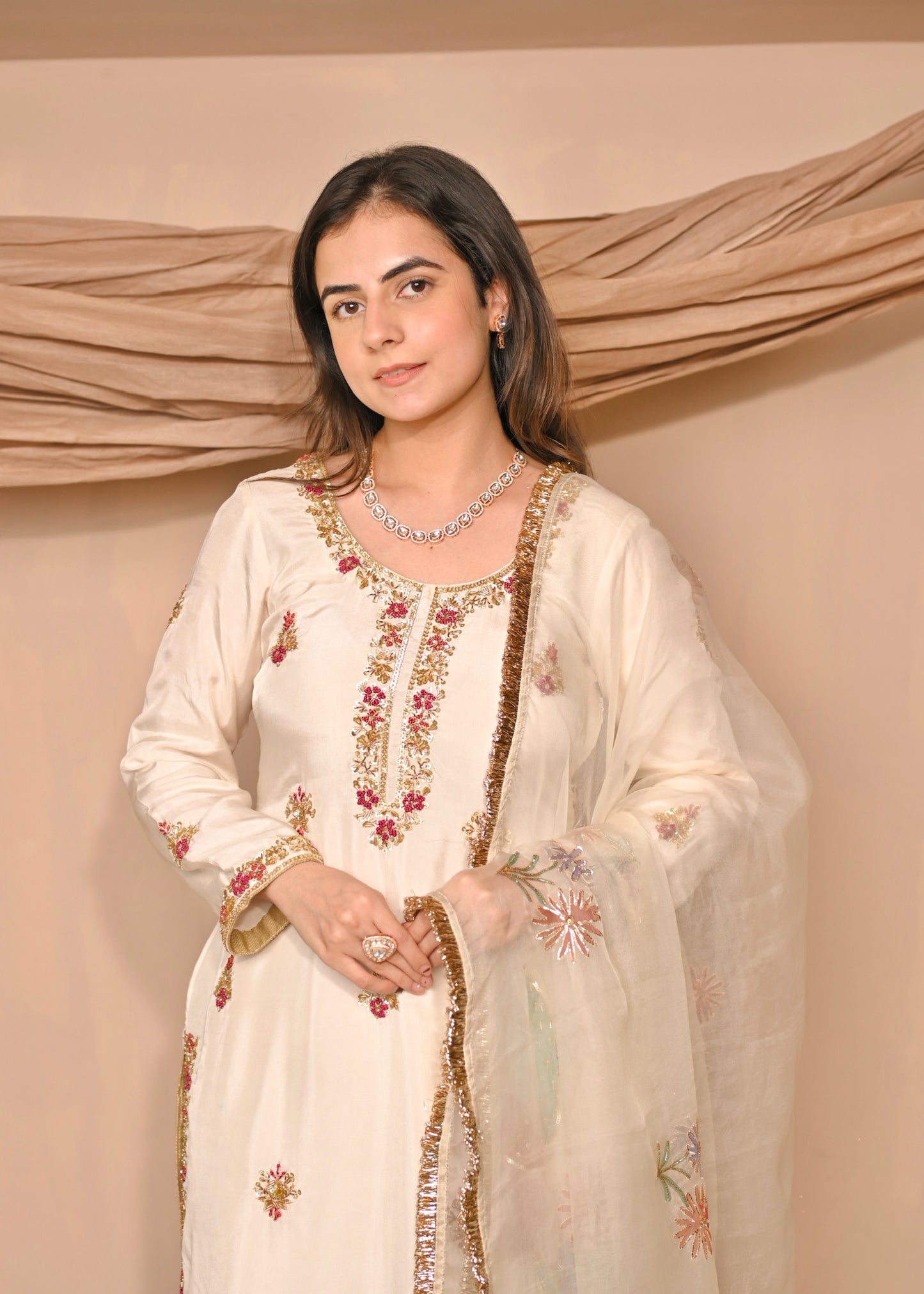 Noor Hand-painted Suit Set