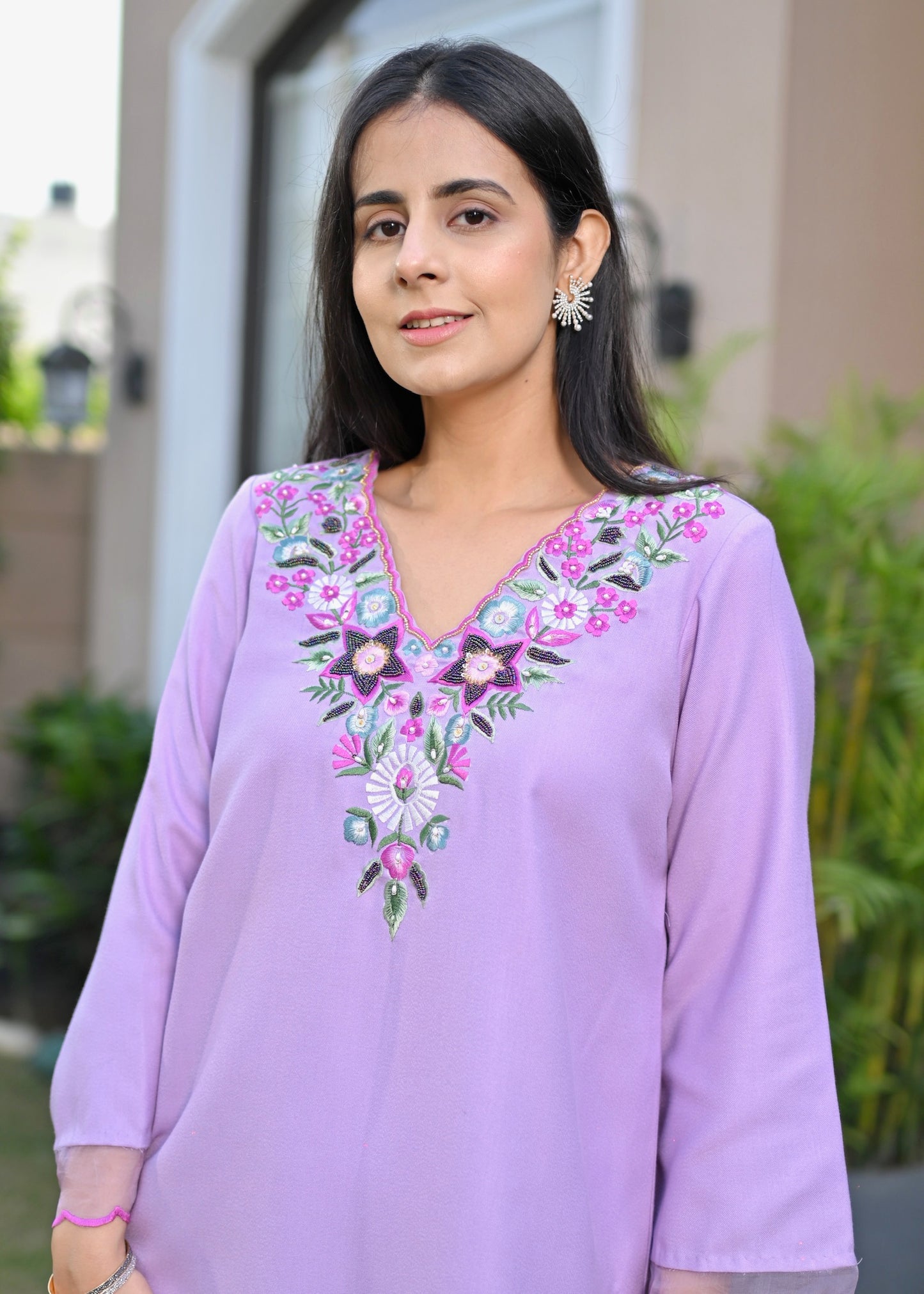 Mirari Pashmina Grace Lilac Set