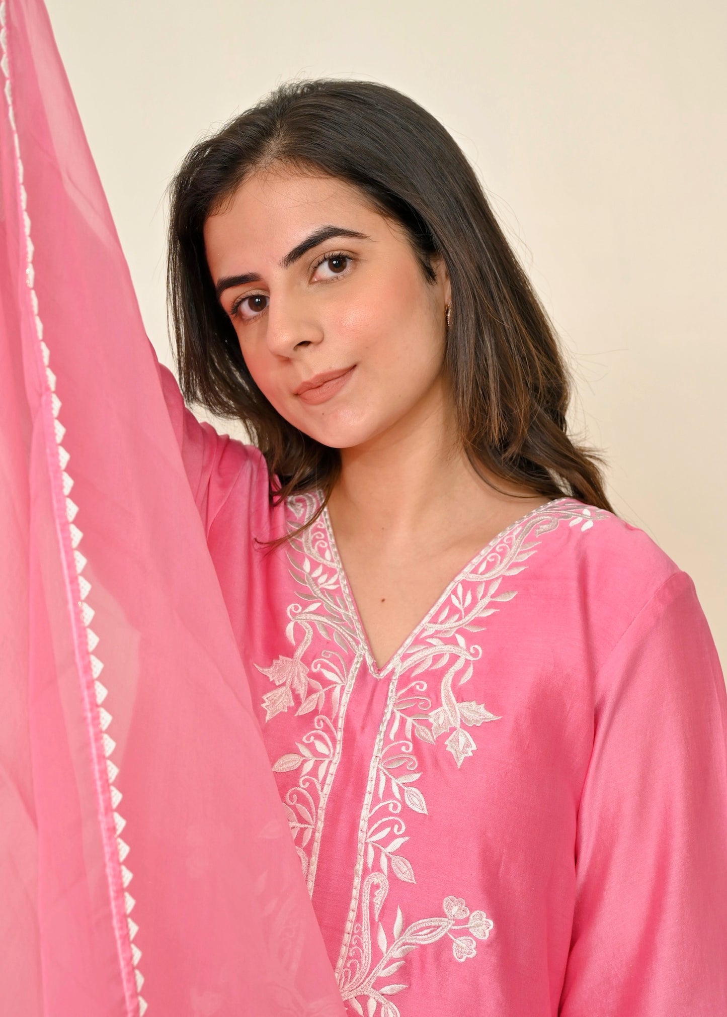 Gulroz- Chanderi Elegance