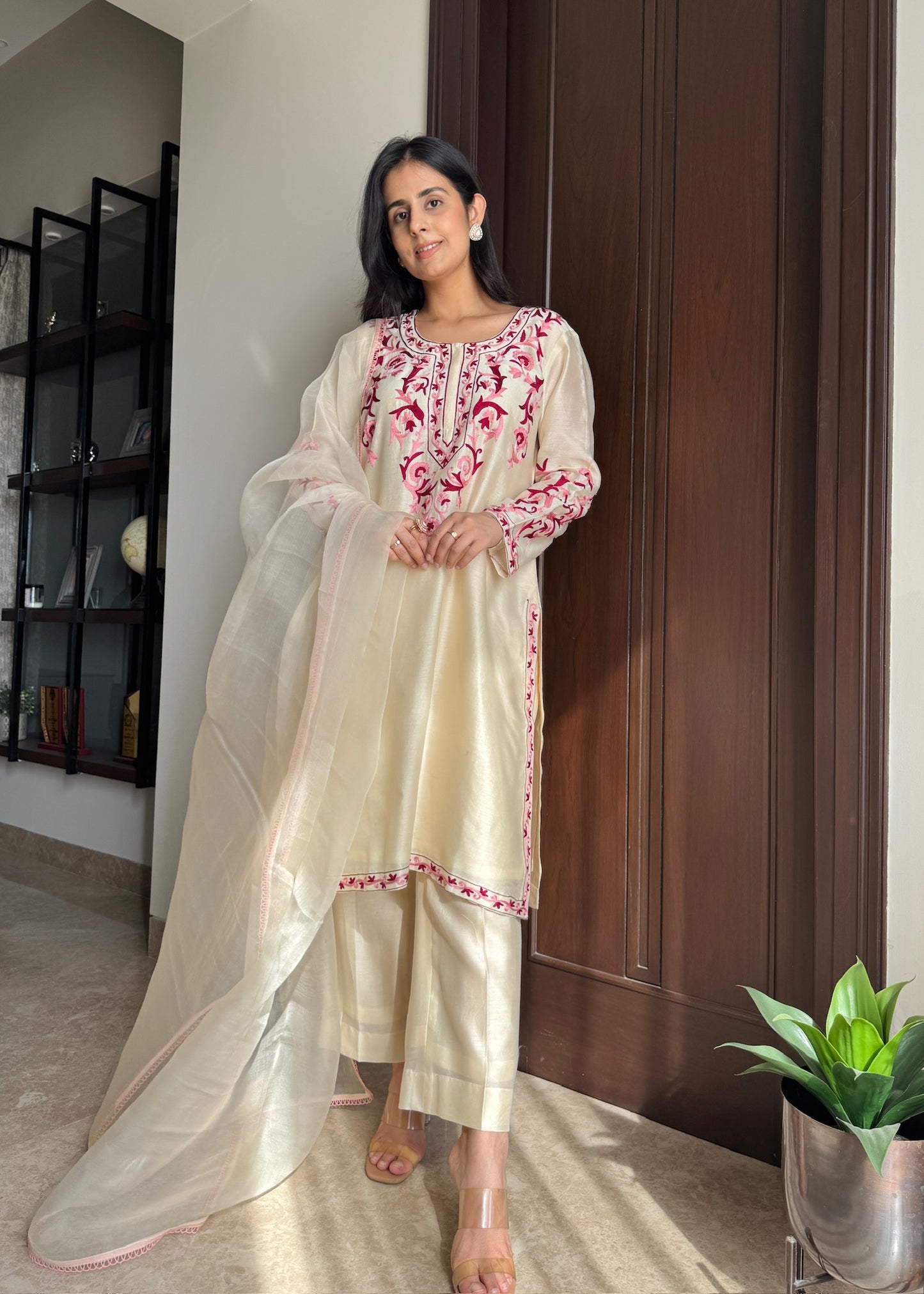 Gulaabi Noor – Chanderi Suit Set