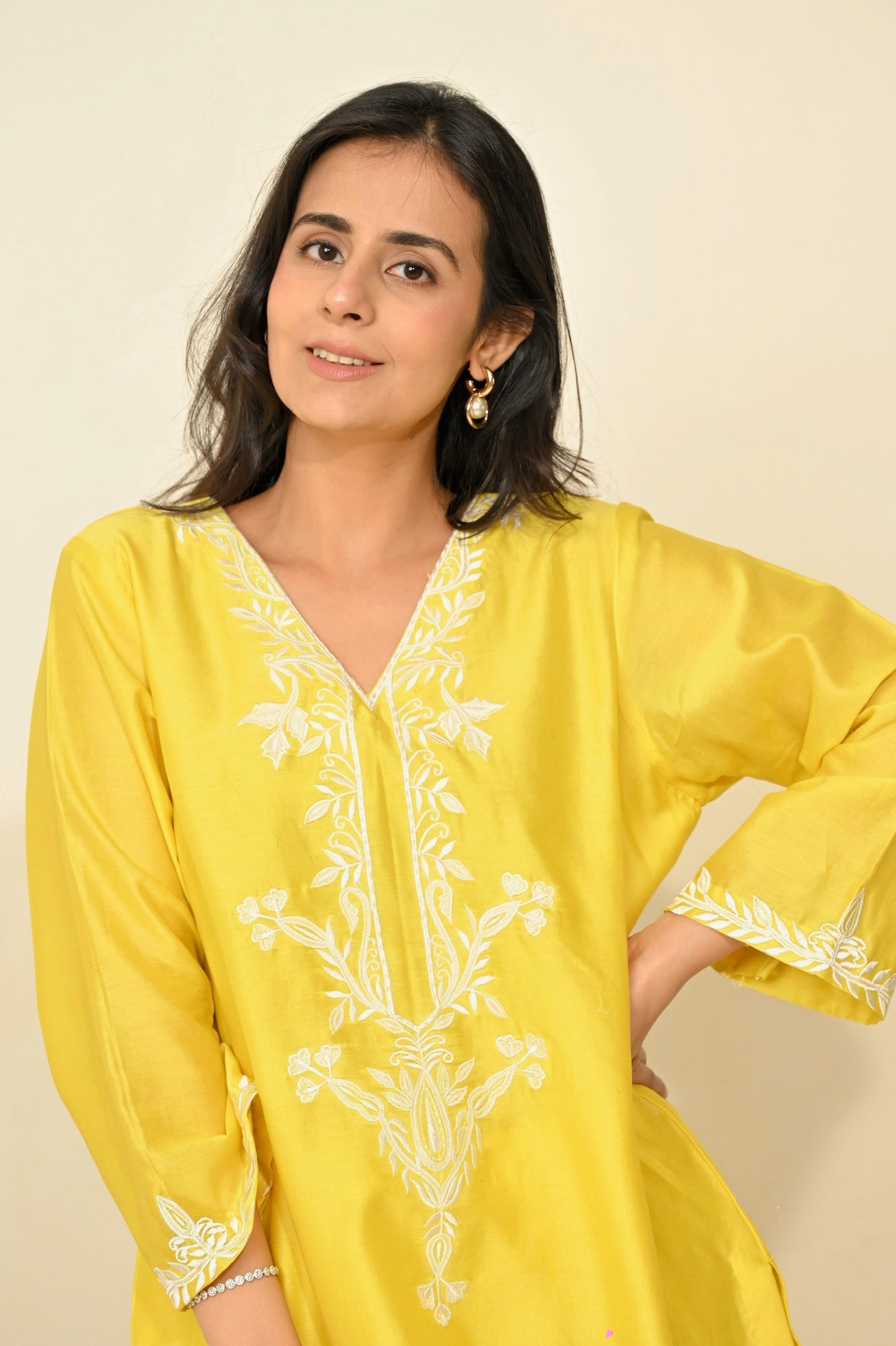 Sunshine Set- Chanderi Elegance