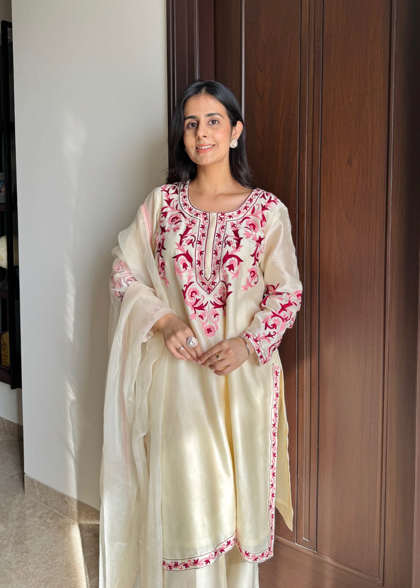 Gulaabi Noor – Chanderi Suit Set