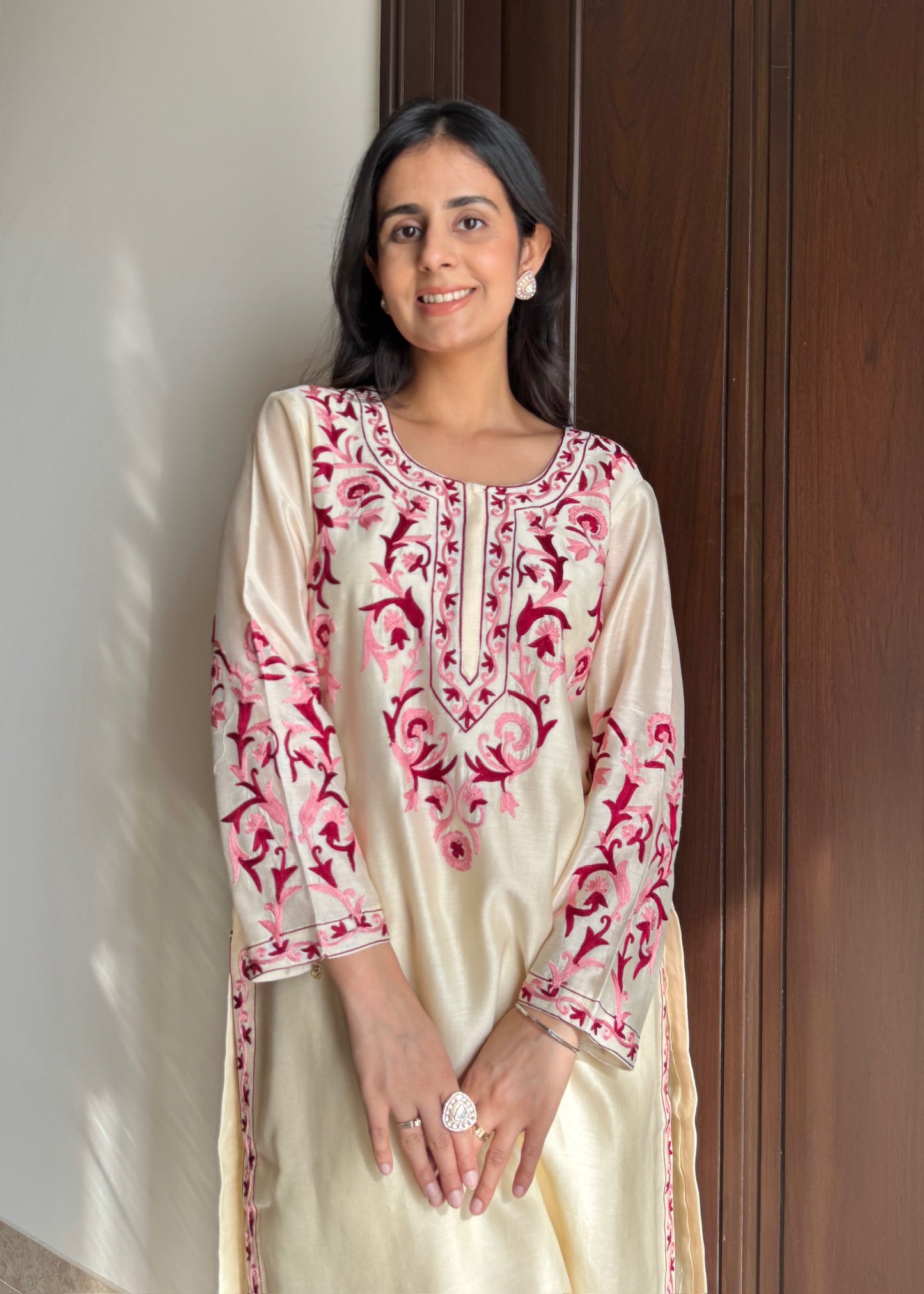 Gulaabi Noor – Chanderi Suit Set