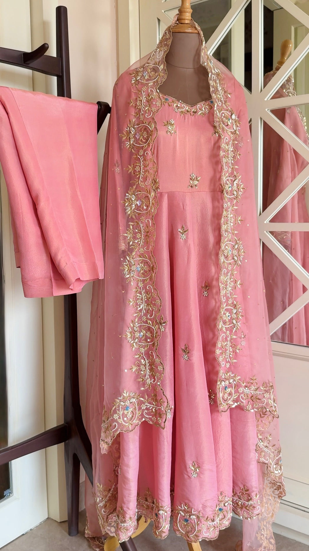 Blush Anarkali Set