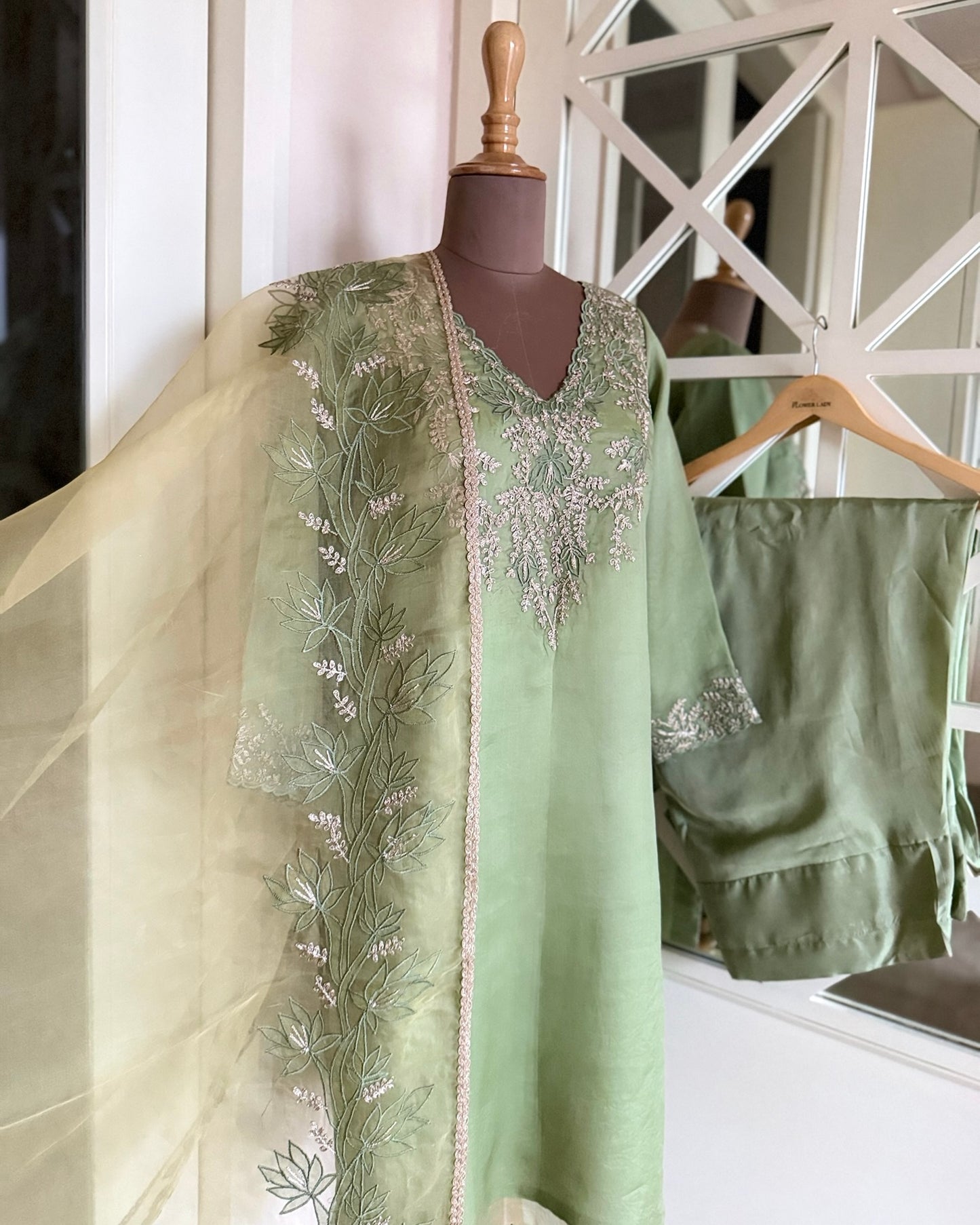 Pistachio Bloom Dori Suit