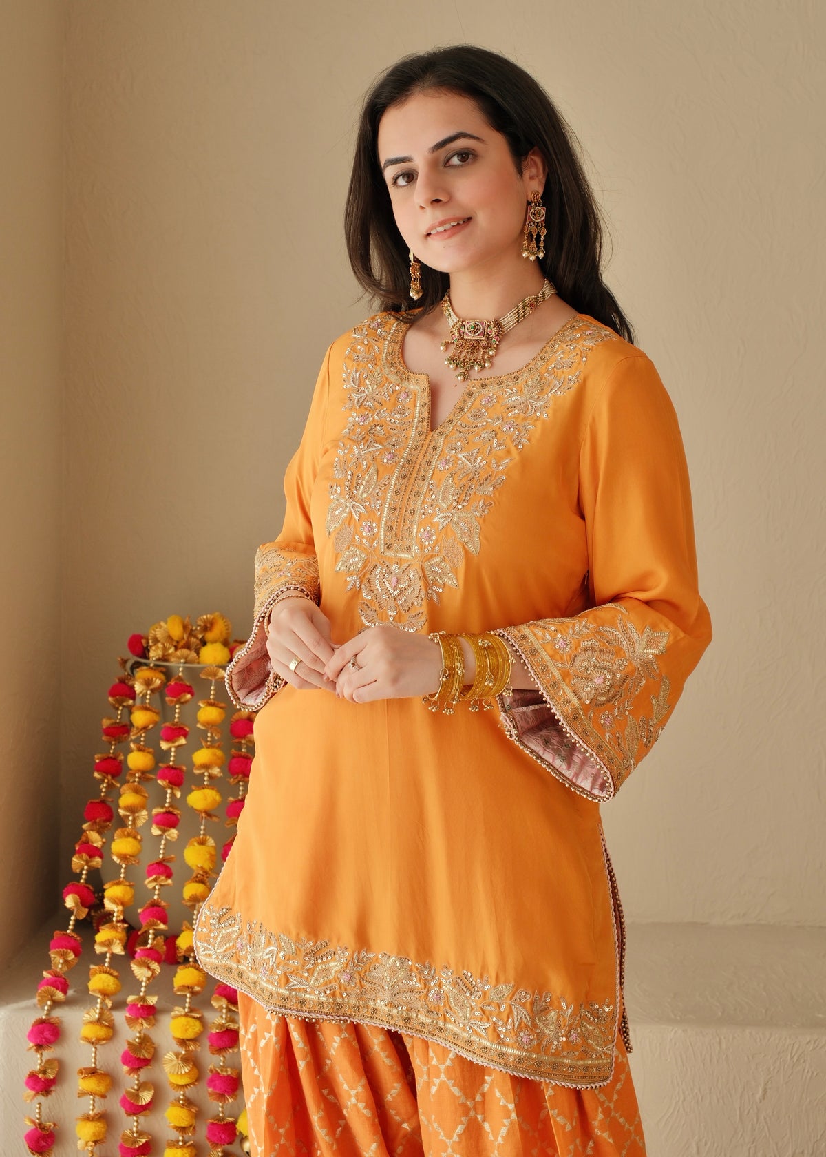 Gulnaar- Pure Silk Ensemble