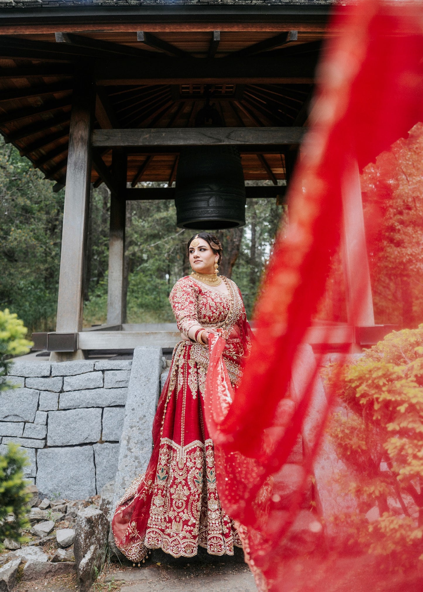 Classic Pure Dupion Silk Bridal Lehenga