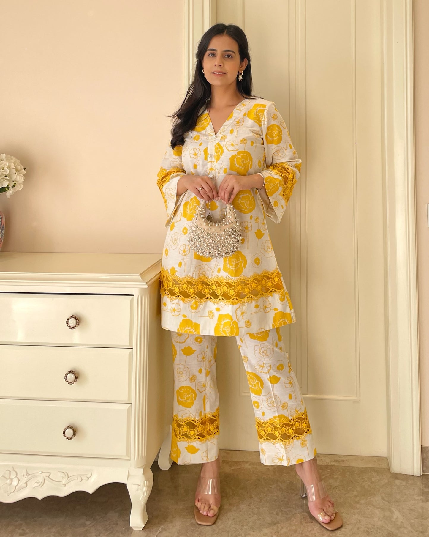 Yellow Linen Co-ord