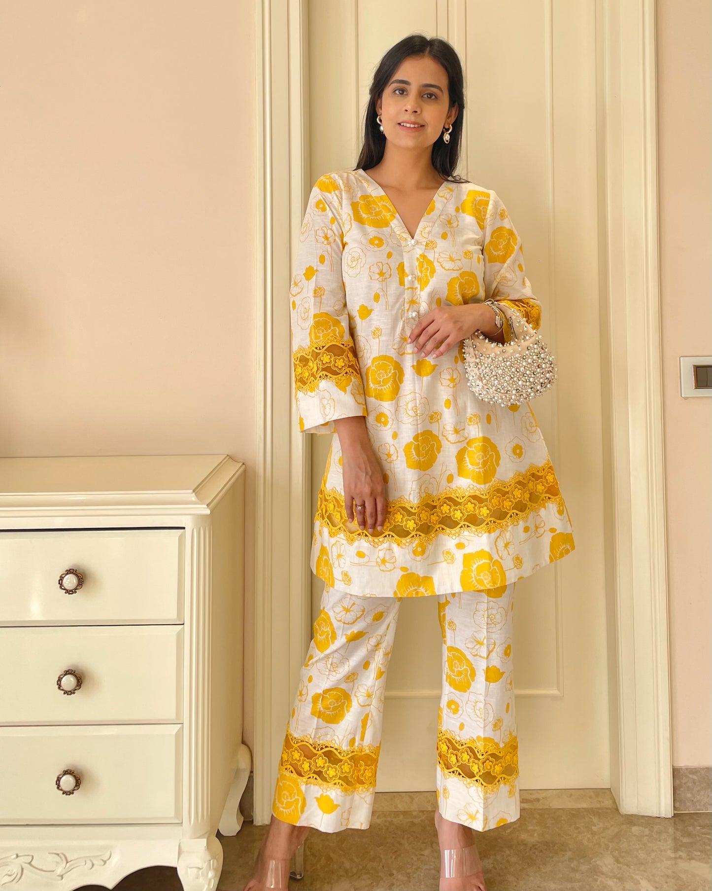 Yellow Linen Co-ord