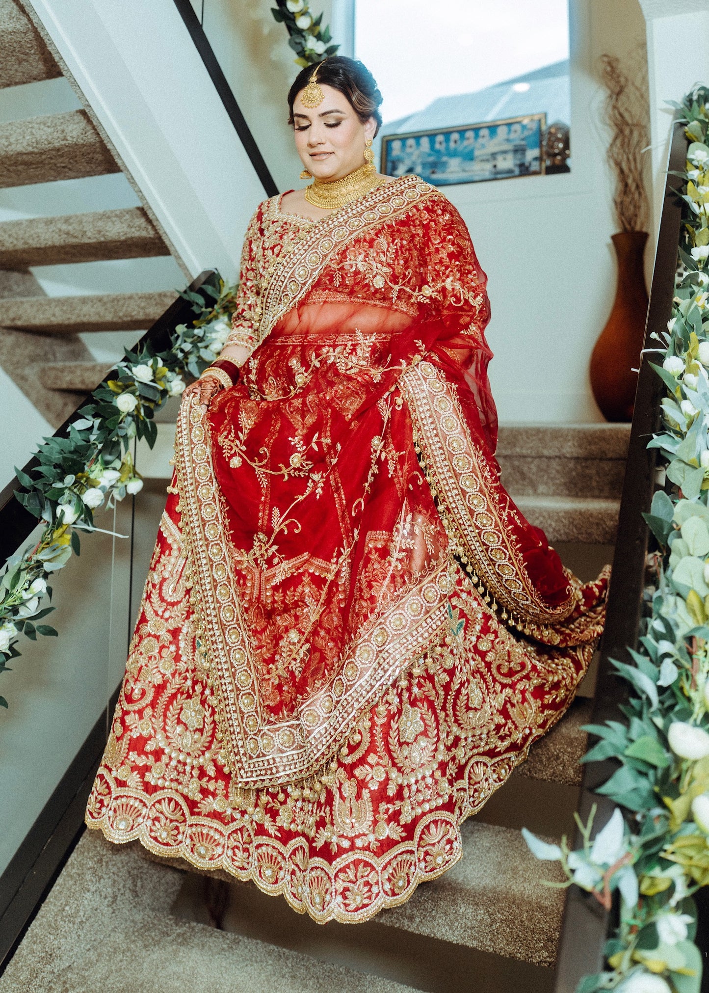 Classic Pure Dupion Silk Bridal Lehenga