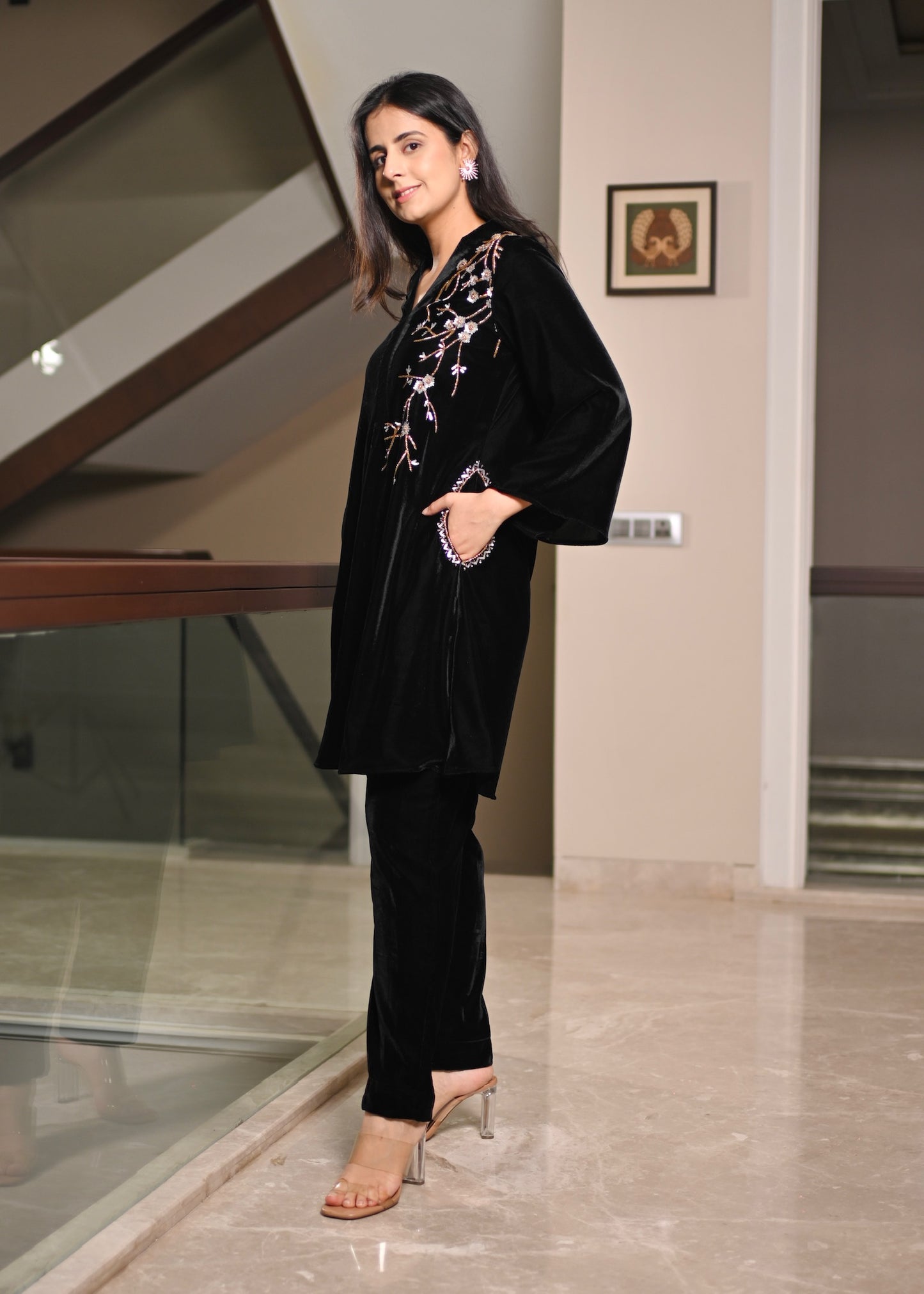 Mirari Velvet Kurta Set