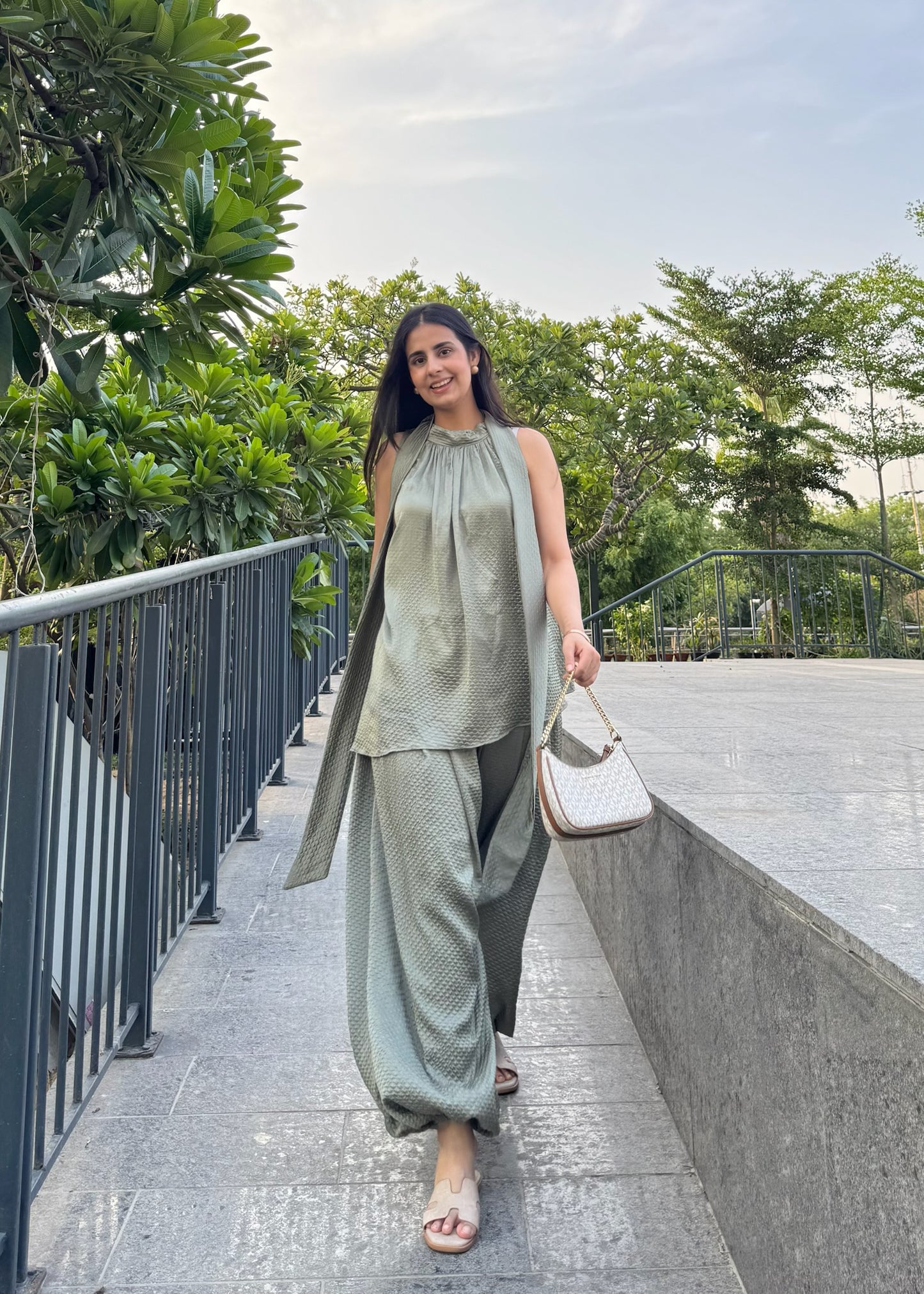 Olive Halter Co-ord Set