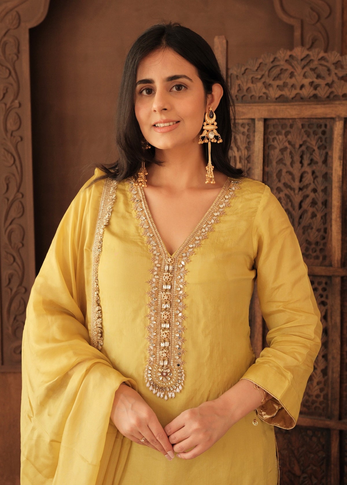 Sunehri Silk Set
