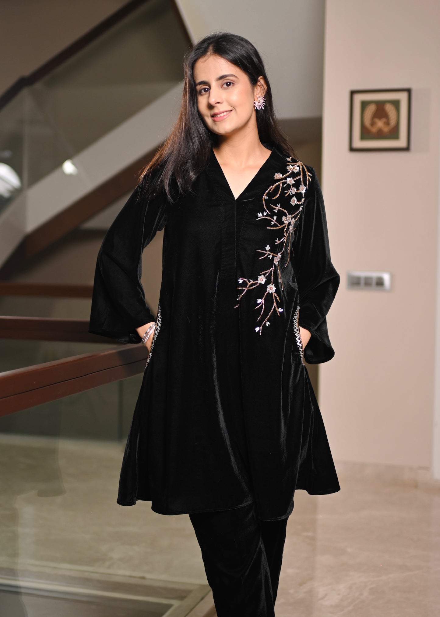 Mirari Velvet Kurta Set