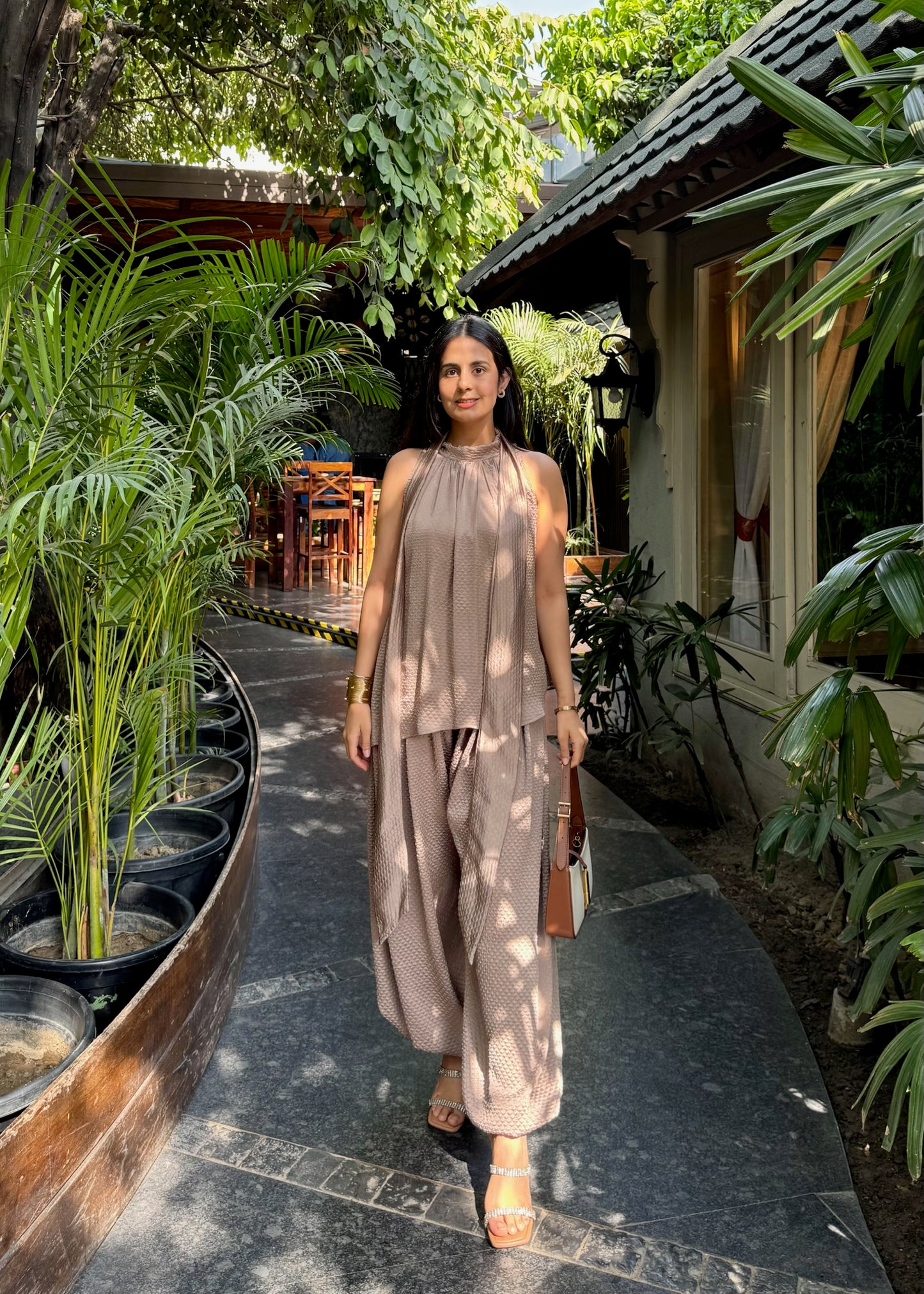 Blush Halter Co-ord Set